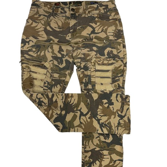 Damati Khaki Army Camouflage Jeans (36)